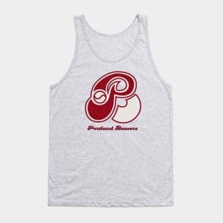 Defunct Portland Beavers PCL Baseball 1998 Tank Top